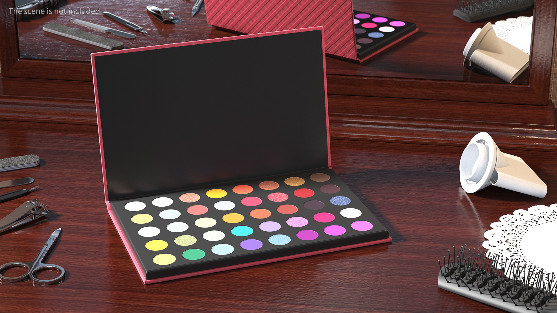 Eyeshadow Makeup Palette 40 Colors 3D model