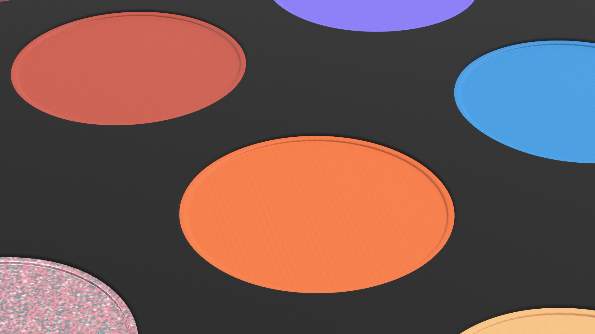 Eyeshadow Makeup Palette 40 Colors 3D model