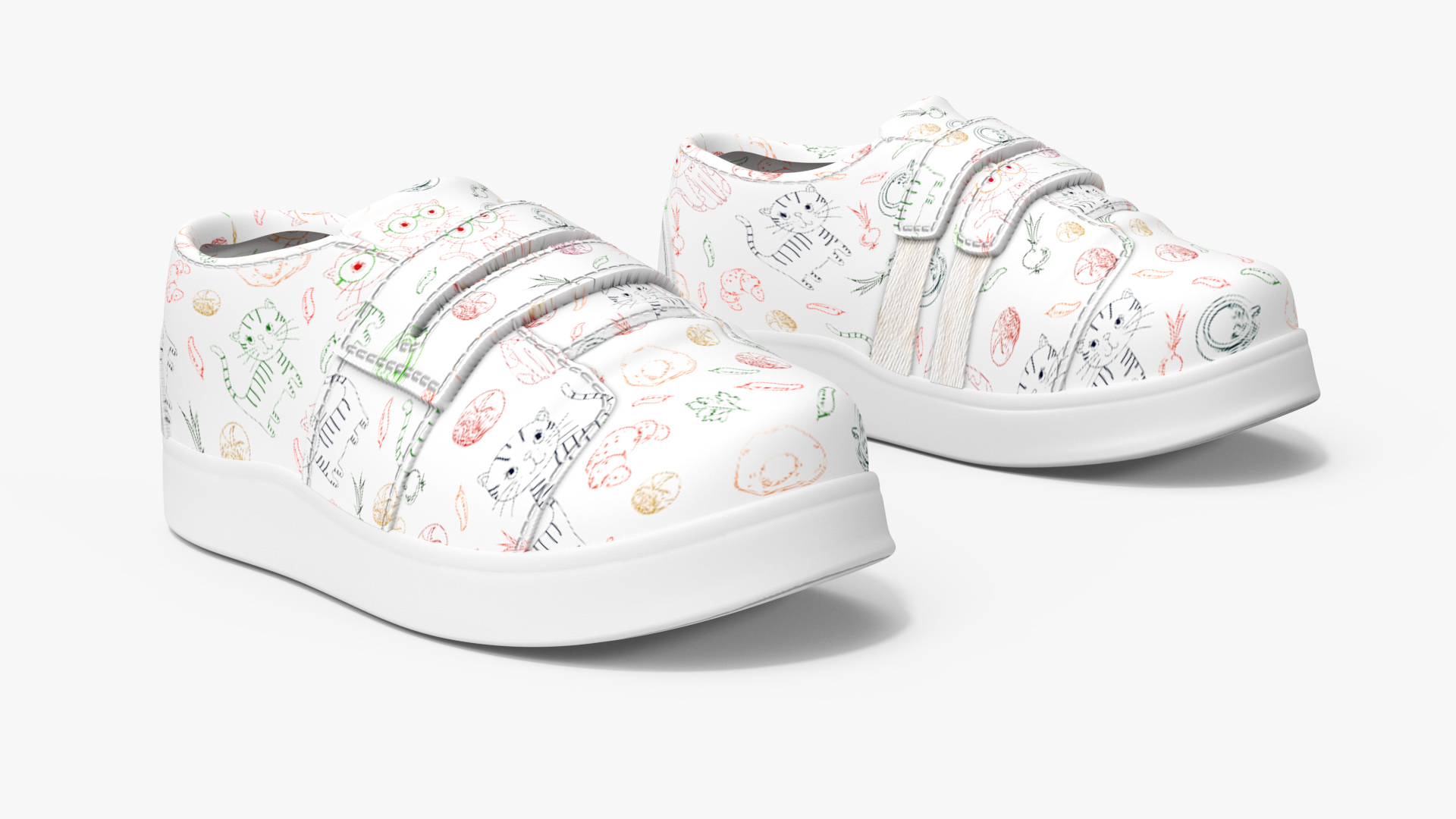 Summer Clothes for Walking One Year Old Baby 3D model