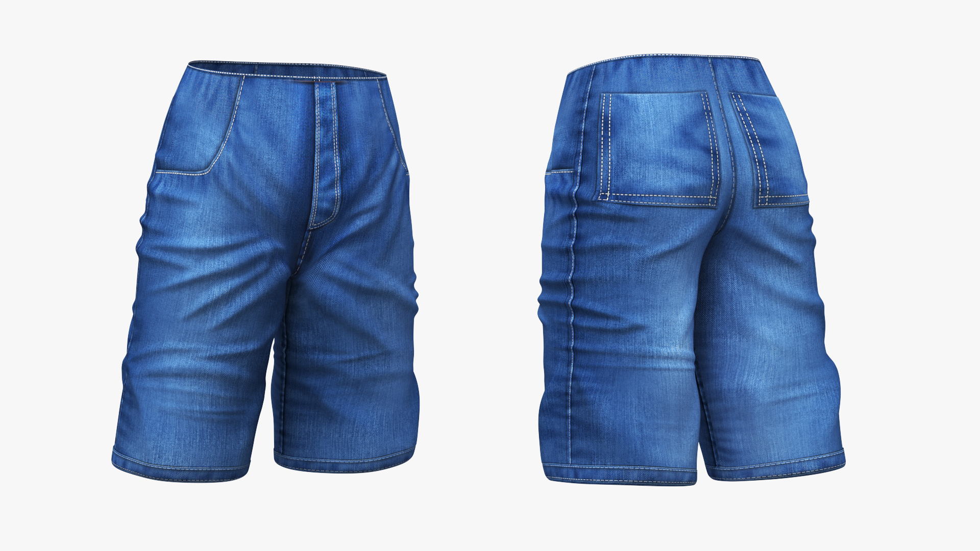Summer Clothes for Walking One Year Old Baby 3D model