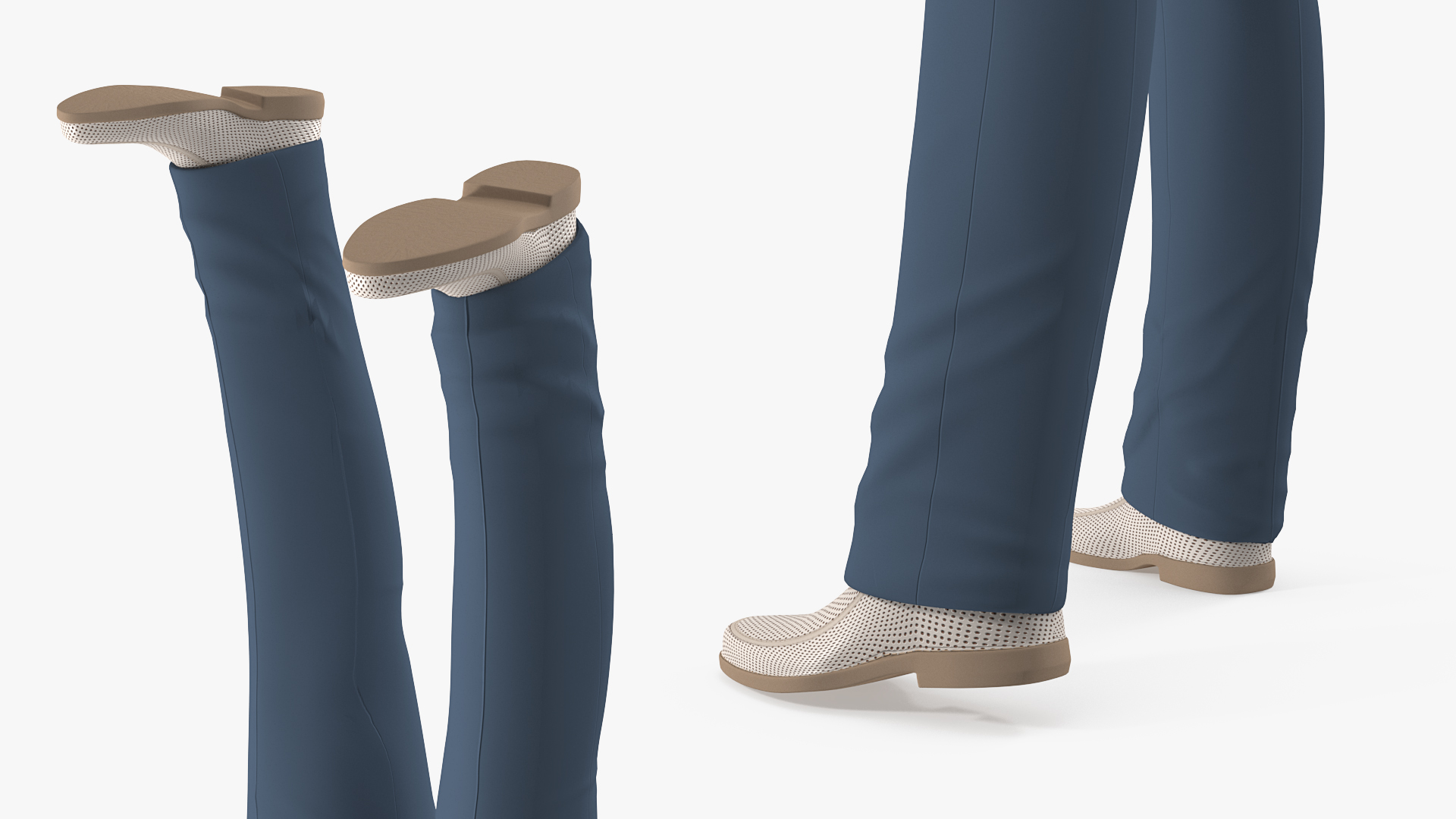 3D Male Doctor with Stethoscope model