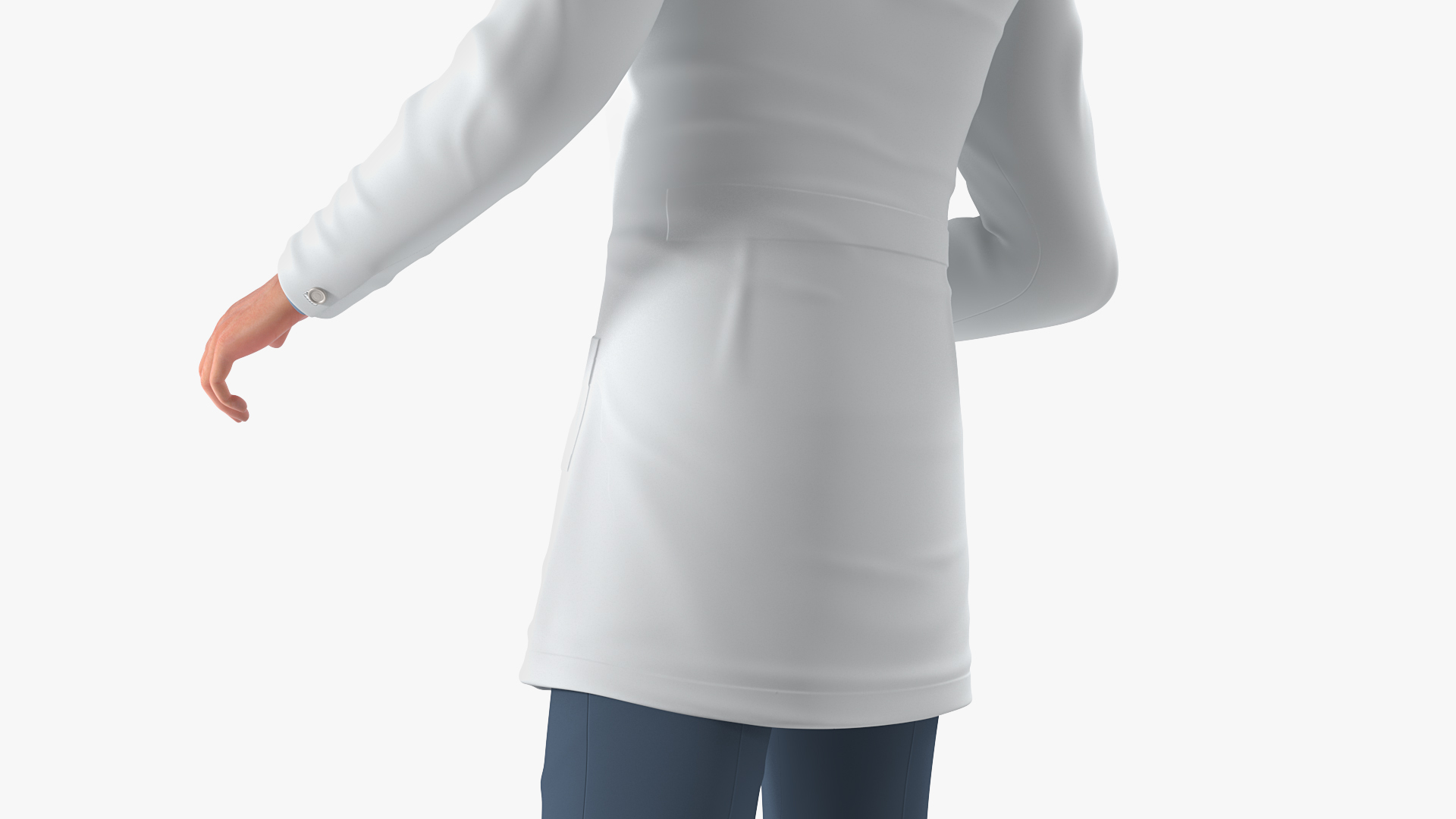 3D Male Doctor with Stethoscope model