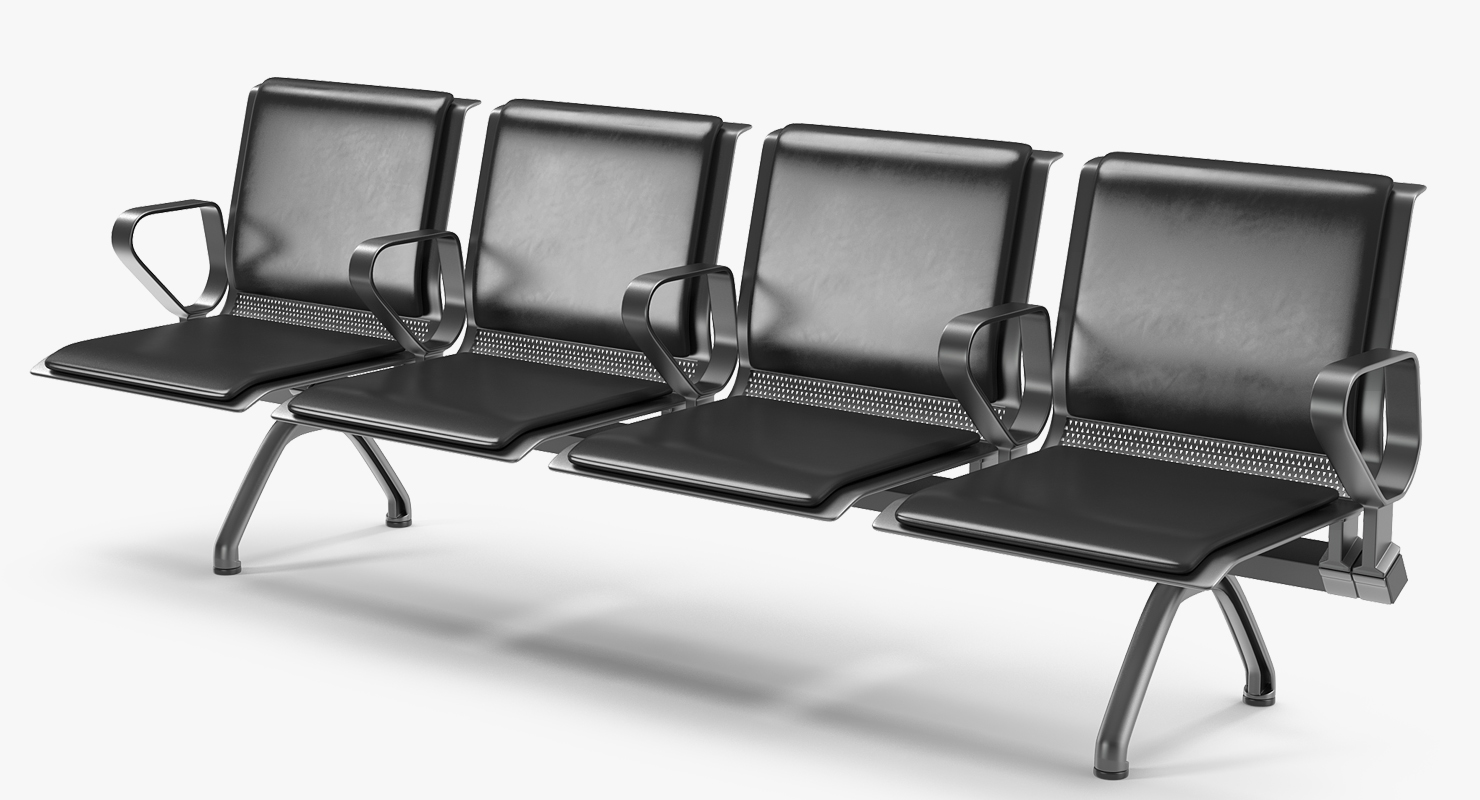 3D Airport Terminal Seating System