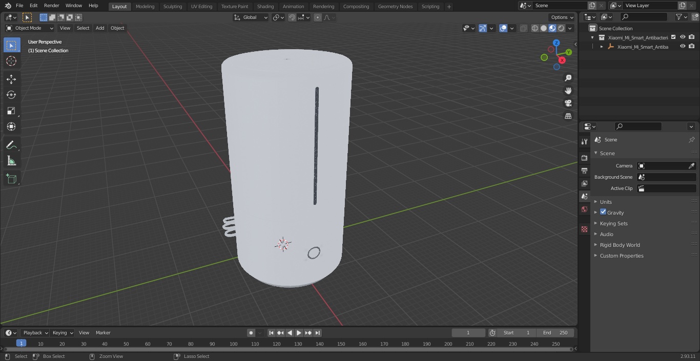 3D model Xiaomi Mi Smart Antibacterial Humidifier