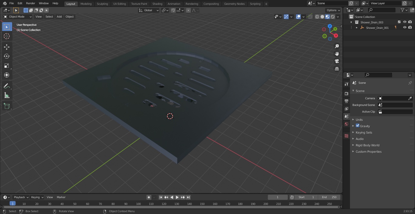 Shower Drain 3D