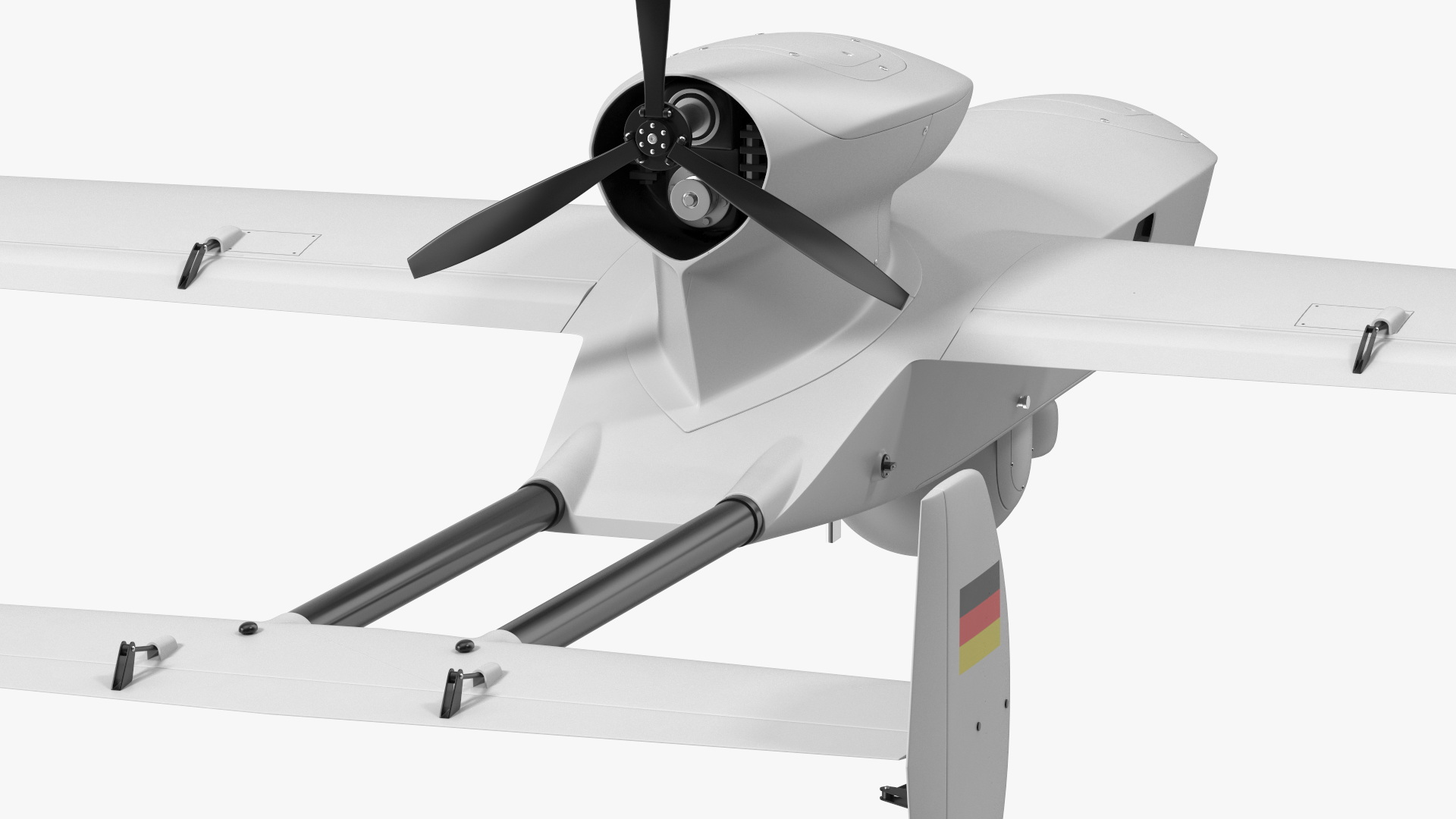 3D Rheinmetall Luna NG Drone White