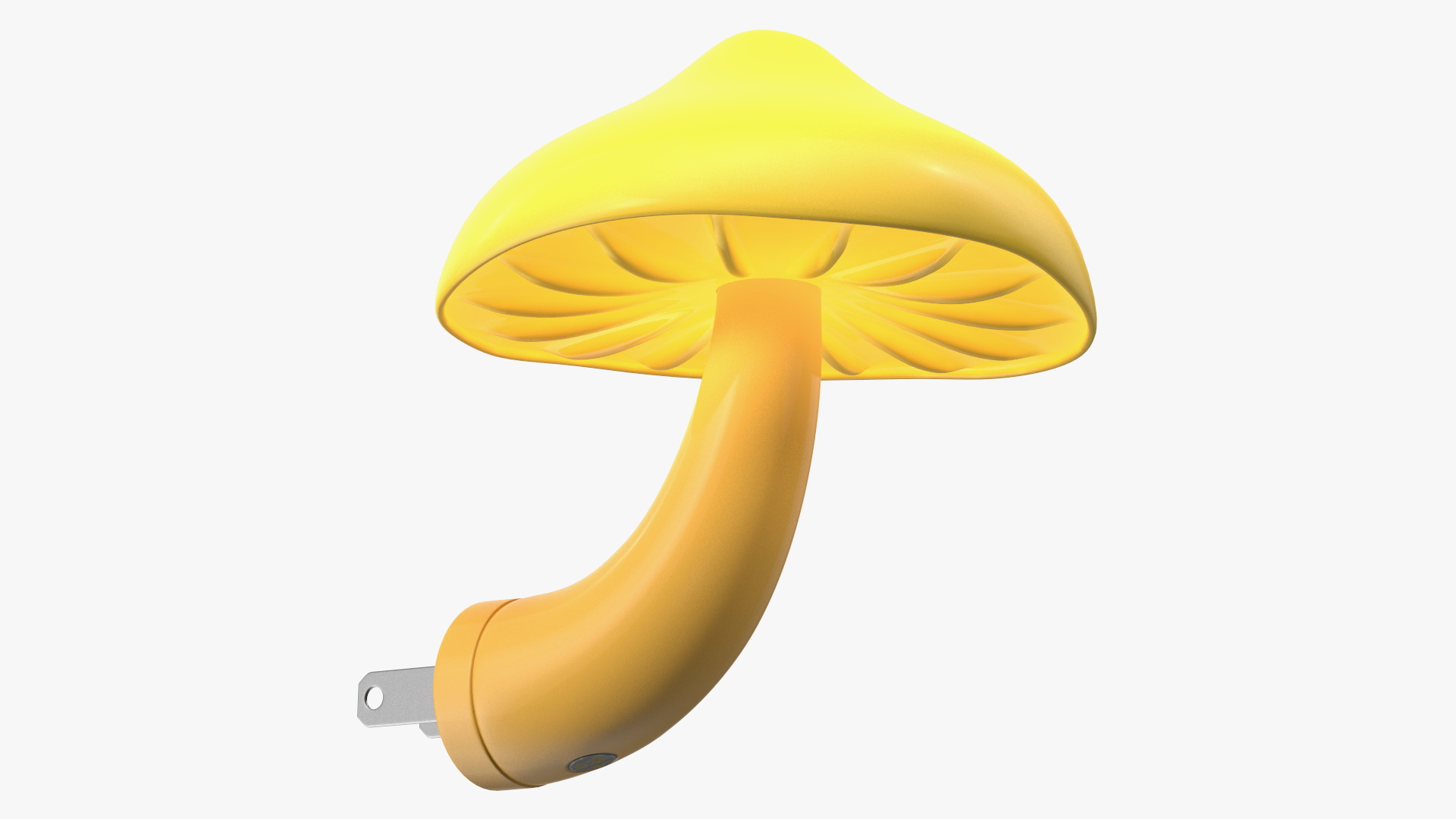 3D Mushroom Night LED Light Yellow