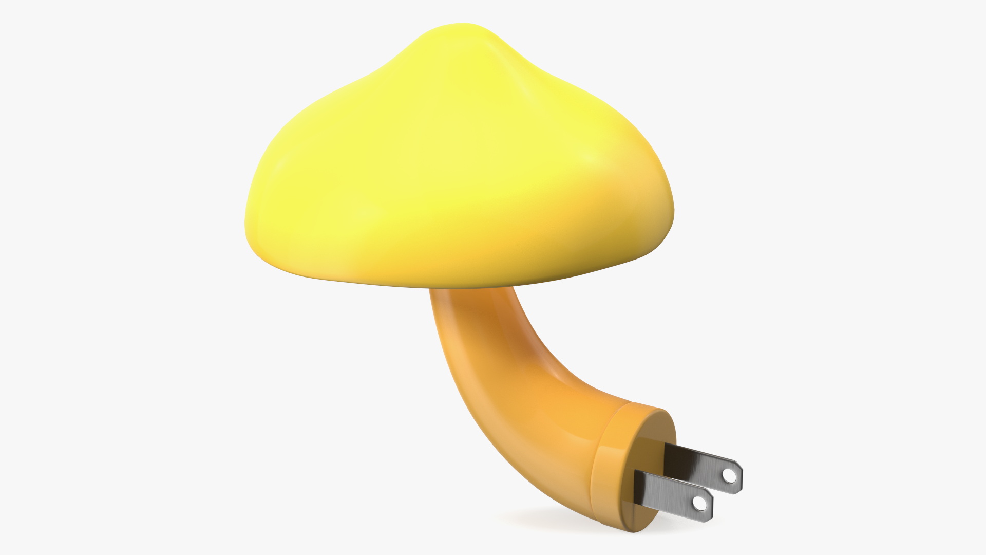 3D Mushroom Night LED Light Yellow