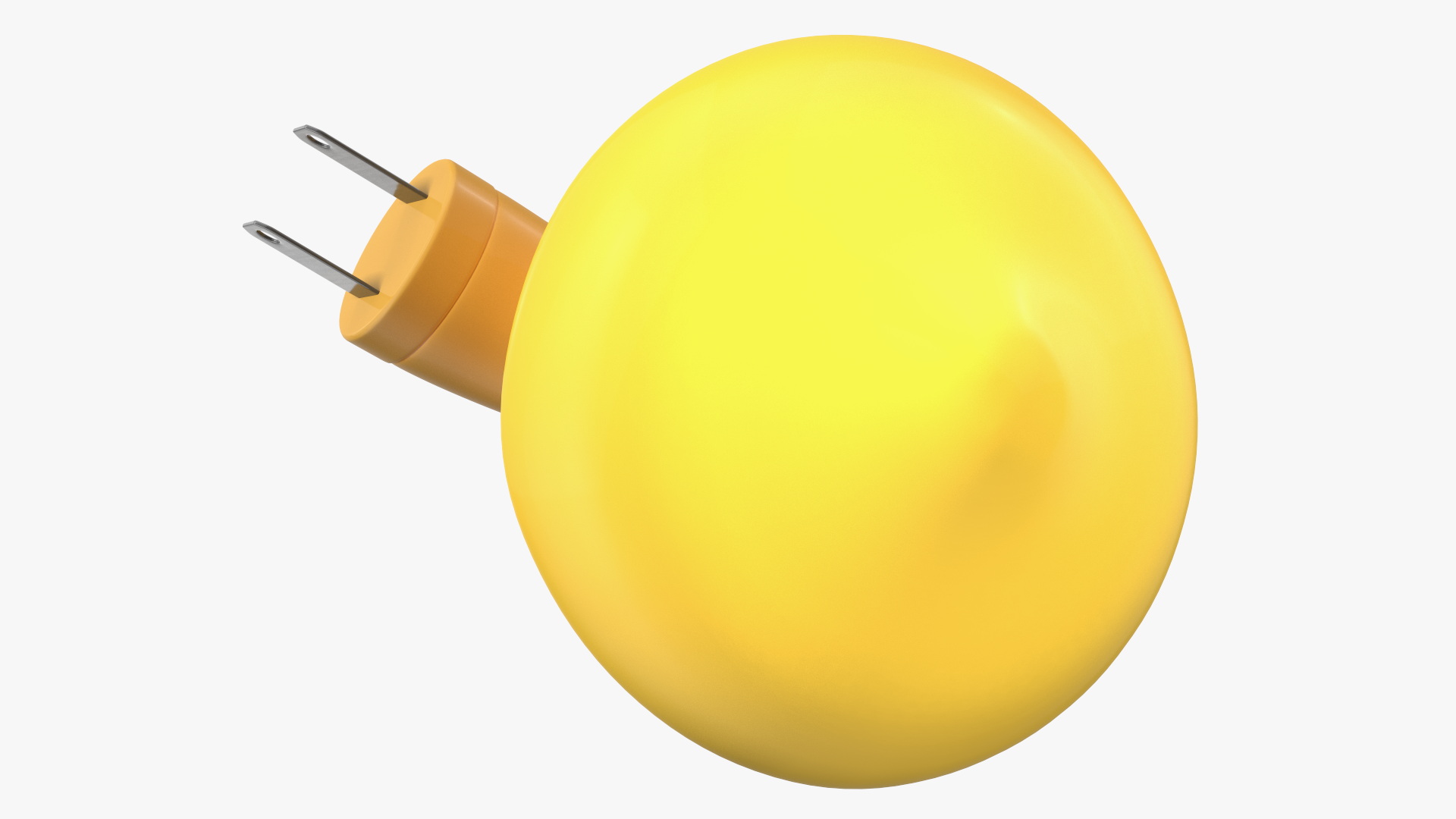 3D Mushroom Night LED Light Yellow