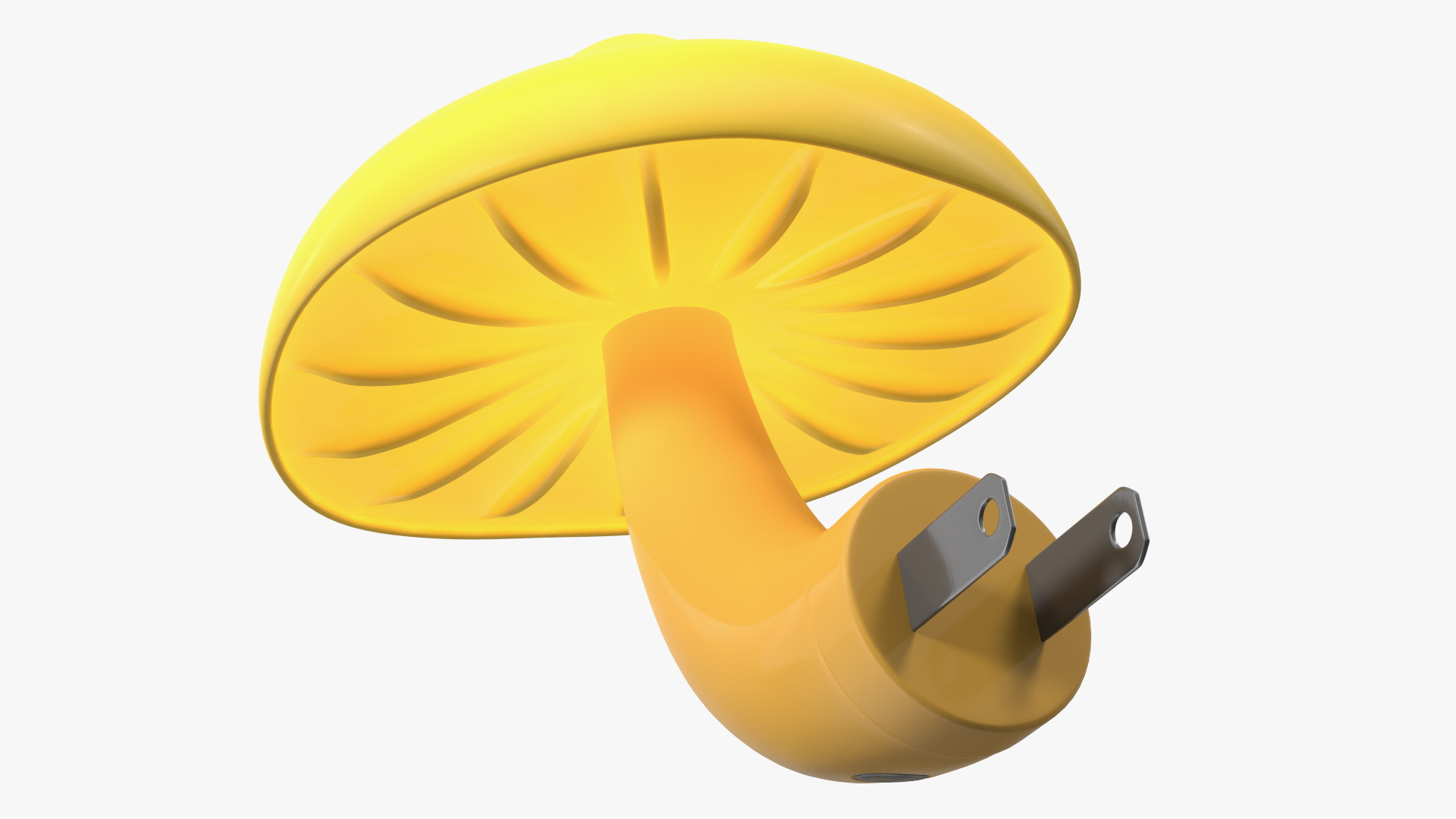 3D Mushroom Night LED Light Yellow