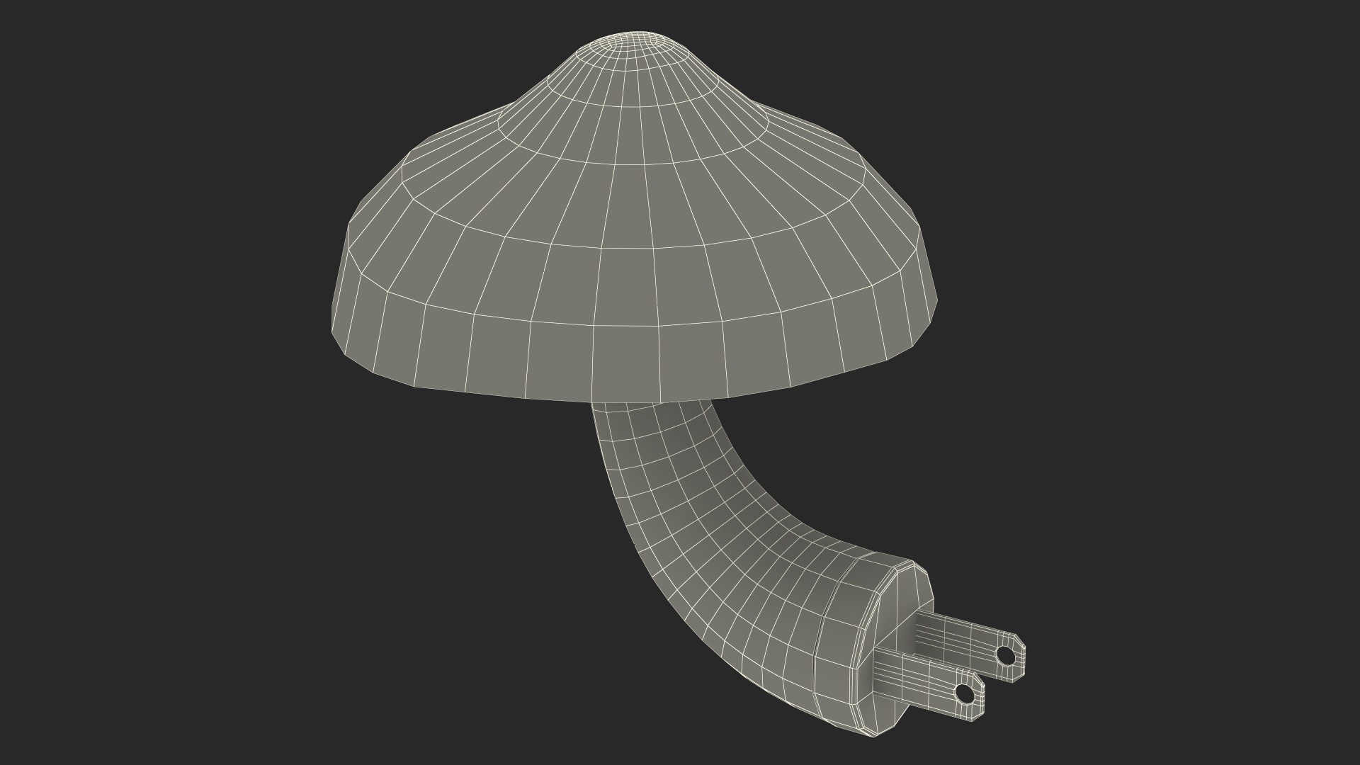 3D Mushroom Night LED Light Yellow