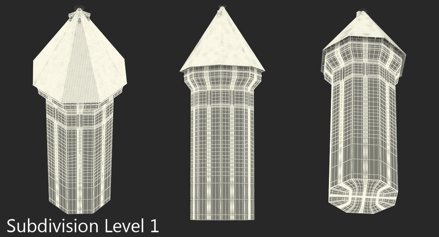 Medieval Tower 3D model