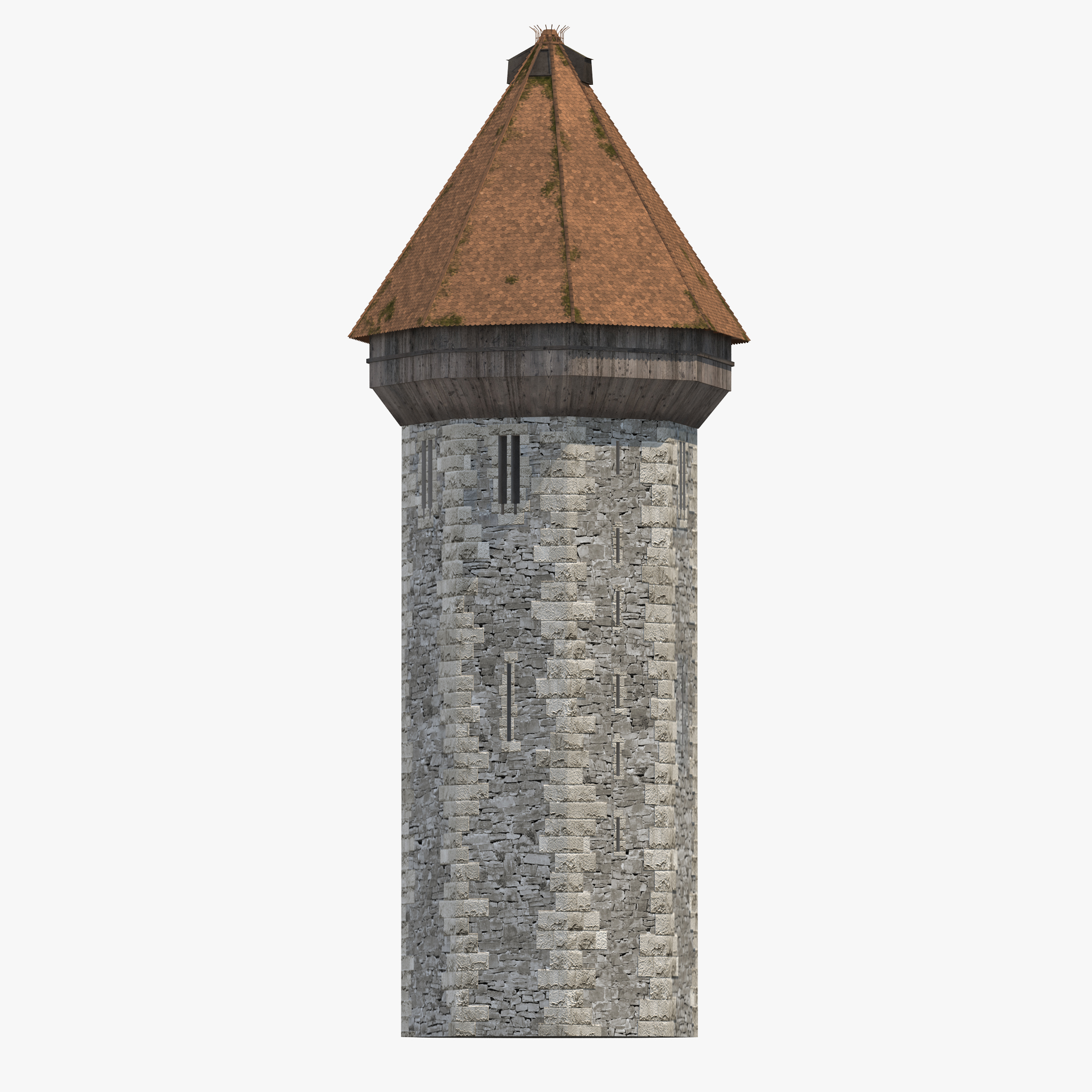 Medieval Tower 3D Model