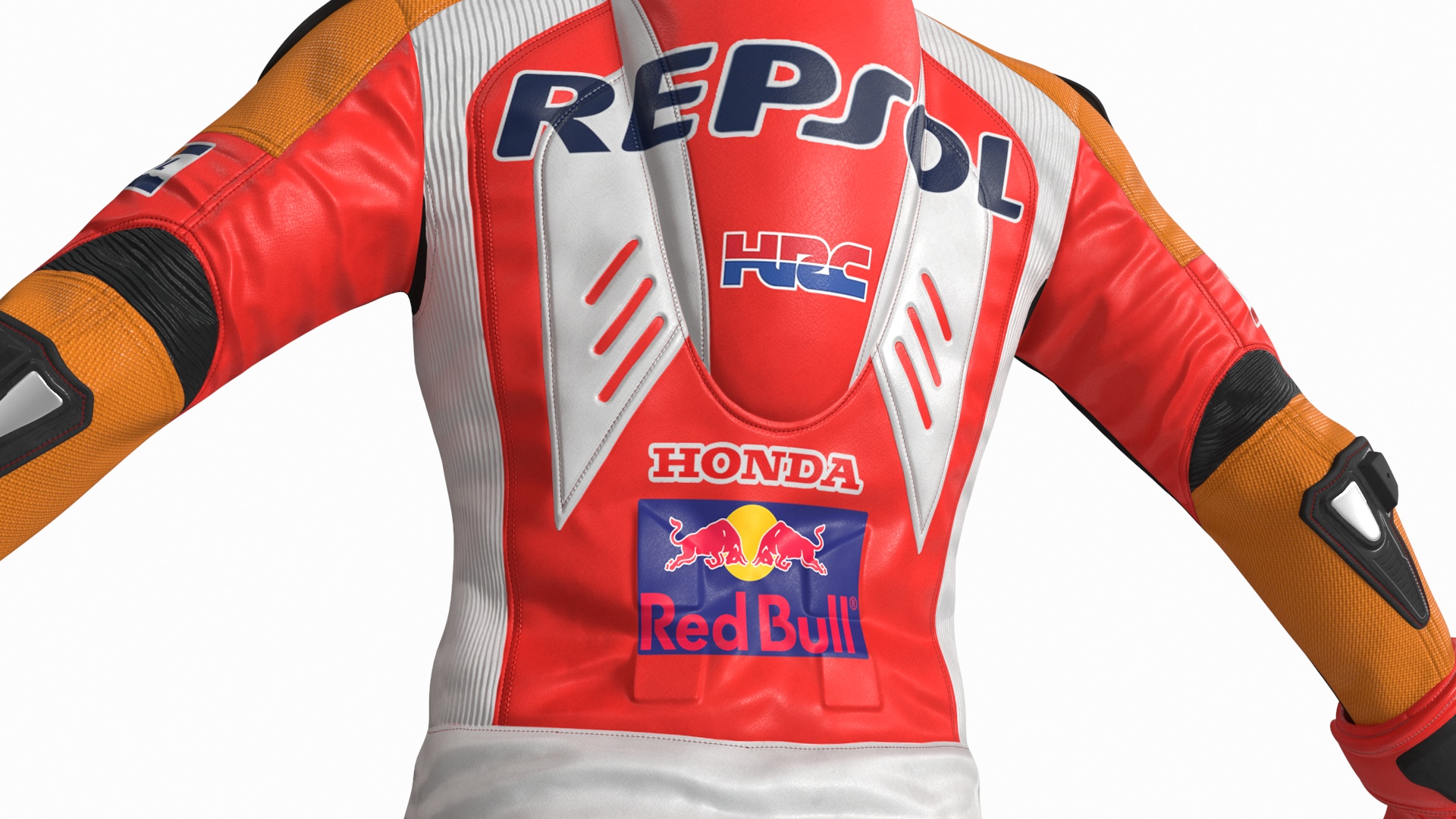 3D Honda Racing Suit Red