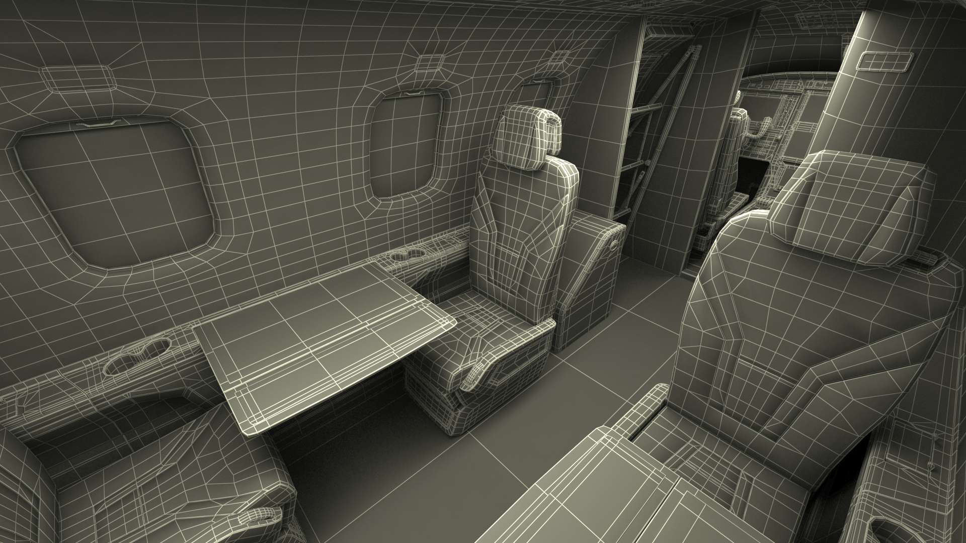 Turboprop Business Aircraft 3D