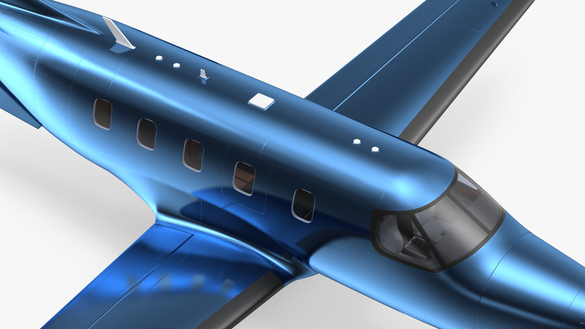 Turboprop Business Aircraft 3D