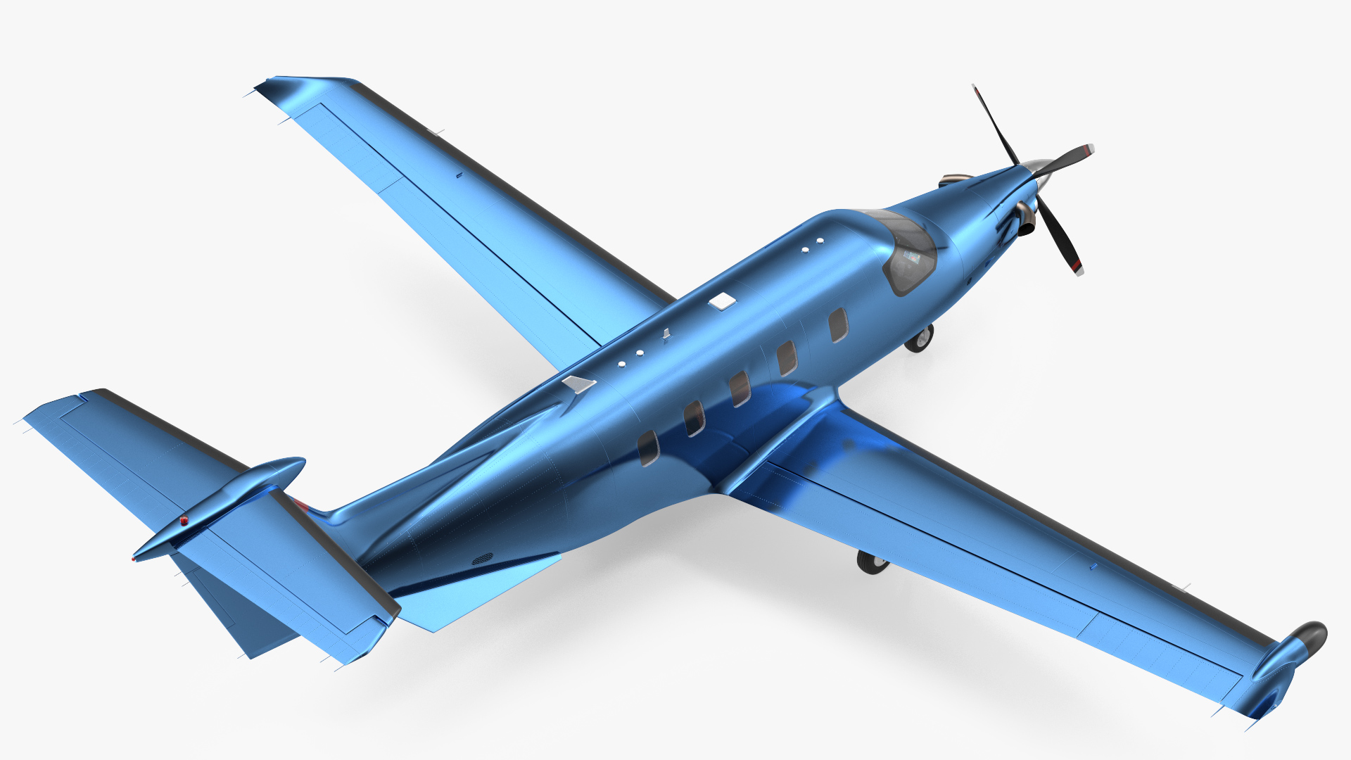 Turboprop Business Aircraft 3D