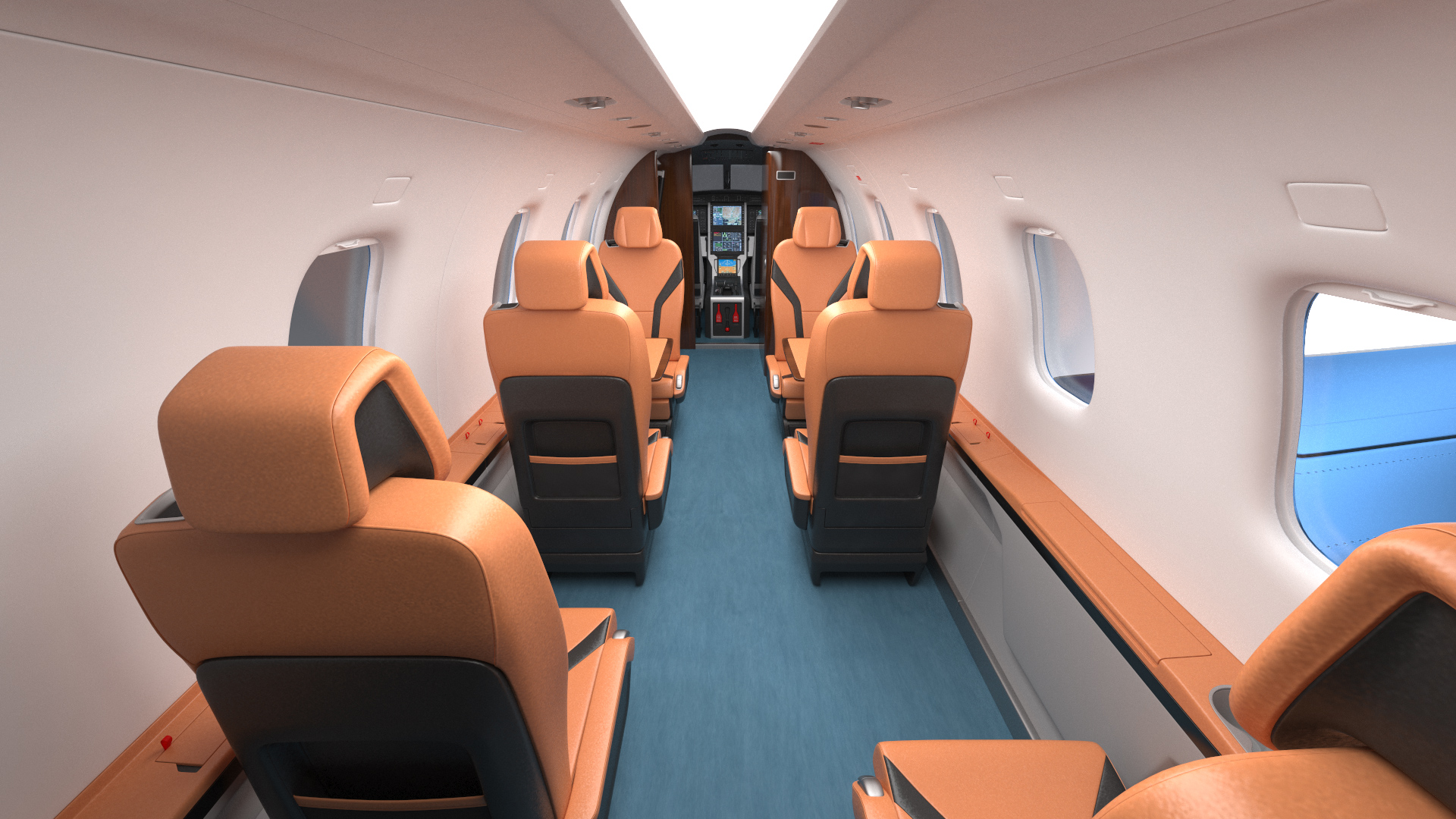 Turboprop Business Aircraft 3D