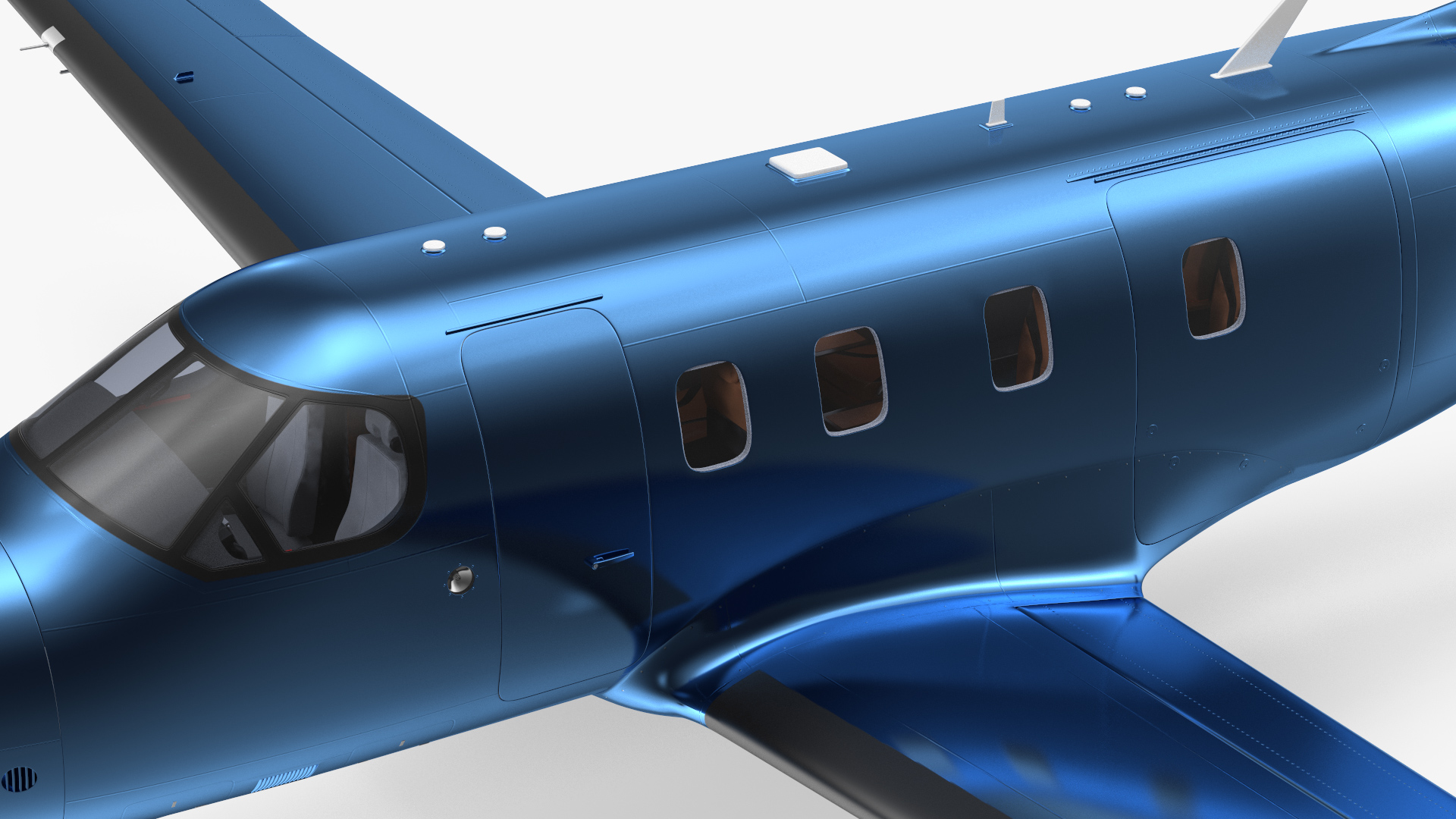Turboprop Business Aircraft 3D
