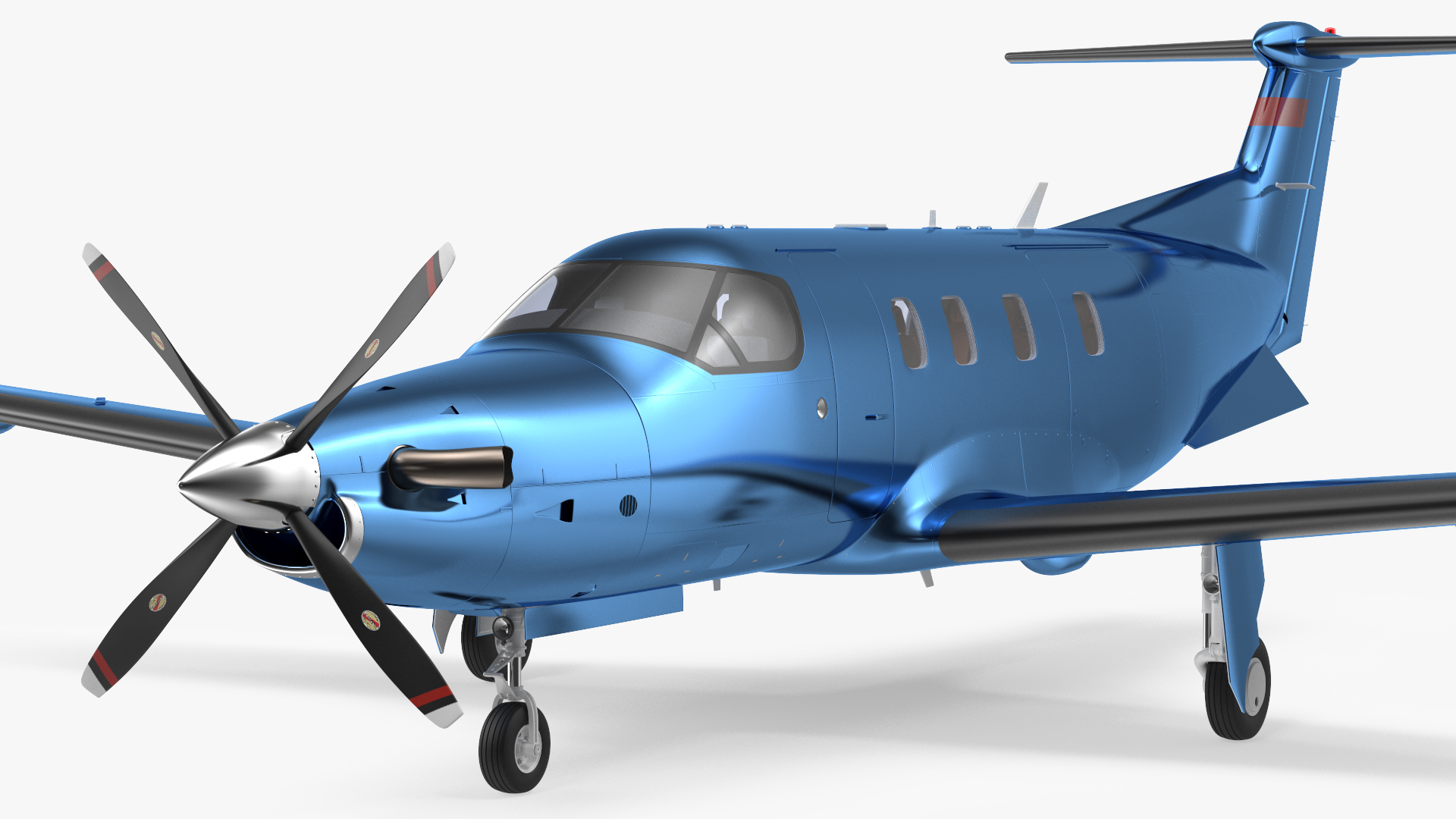 Turboprop Business Aircraft 3D