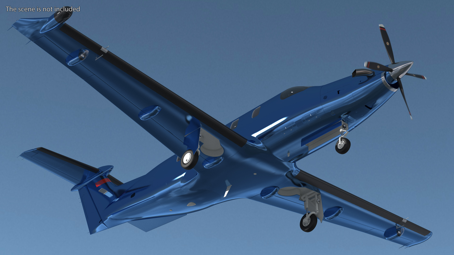 Turboprop Business Aircraft 3D