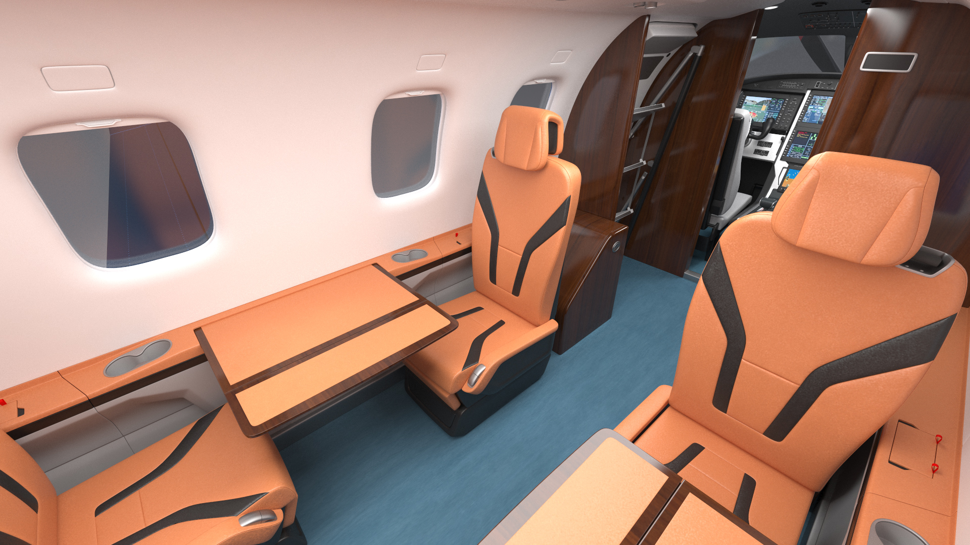 Turboprop Business Aircraft 3D