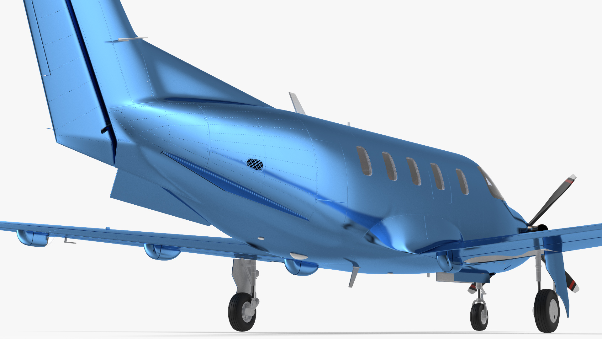 Turboprop Business Aircraft 3D