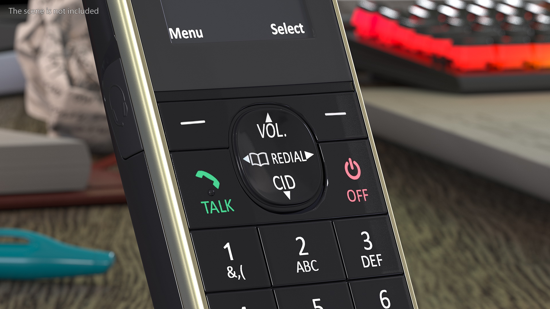 3D Cordless DECT Landline Home Phone model