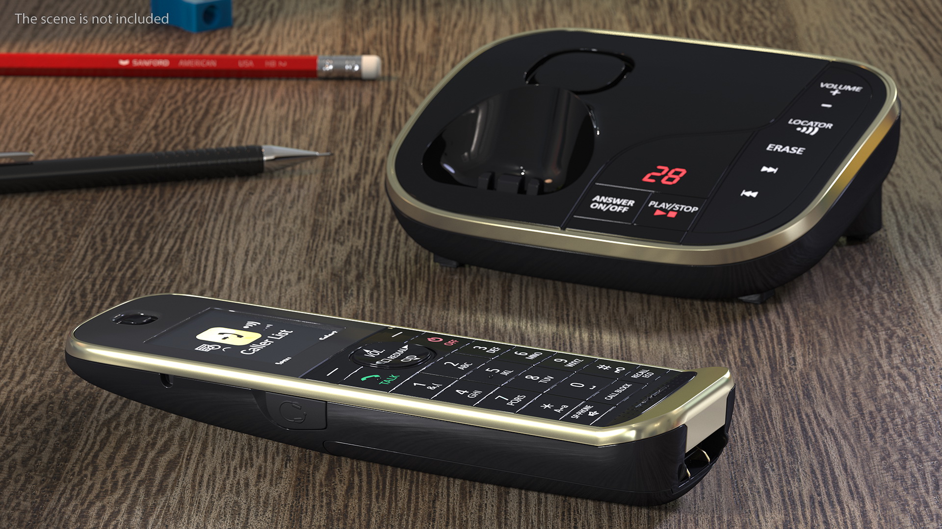 3D Cordless DECT Landline Home Phone model