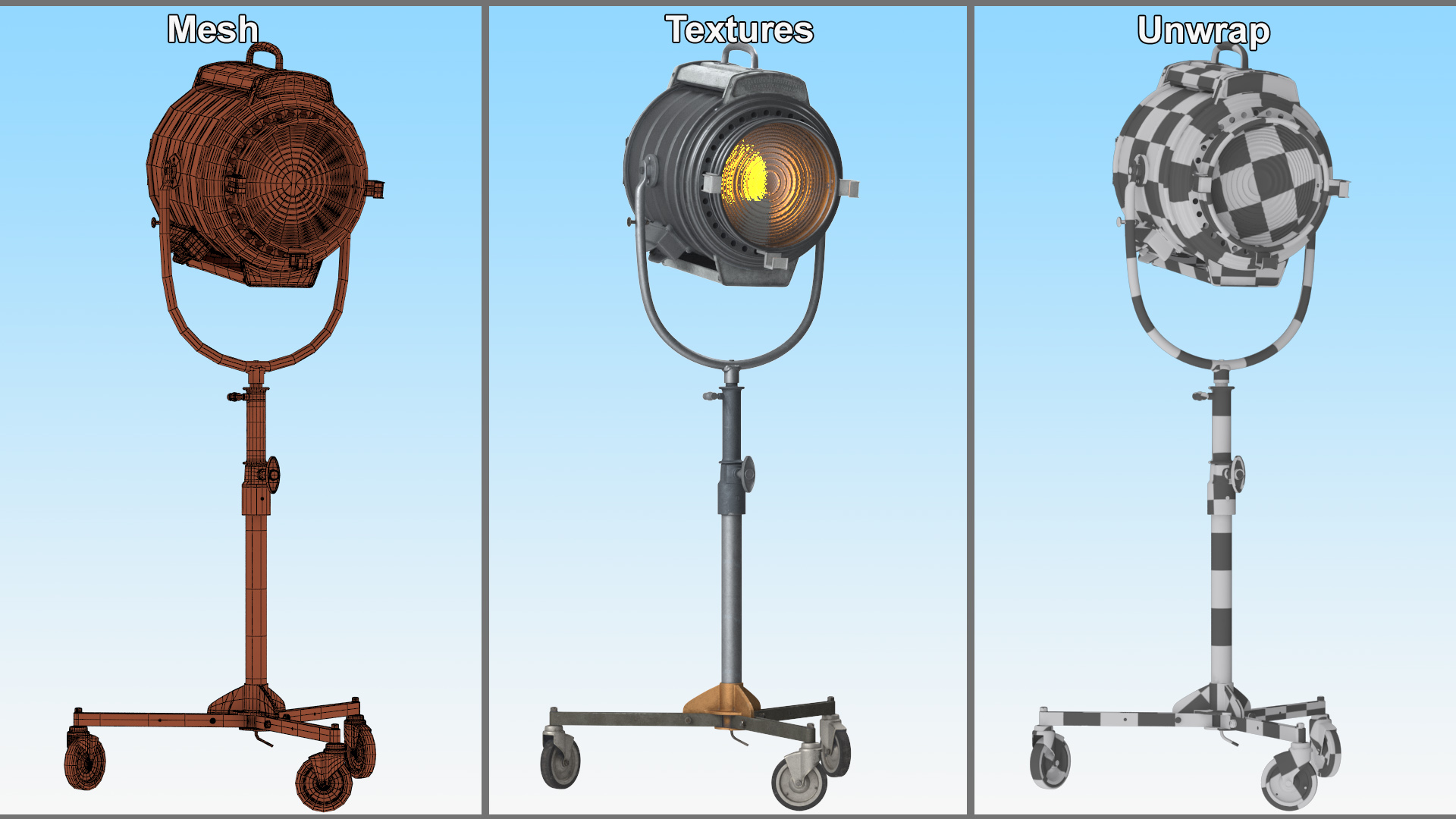 3D Bardwell and McAlister 1930s Hollywood Movie Light is On