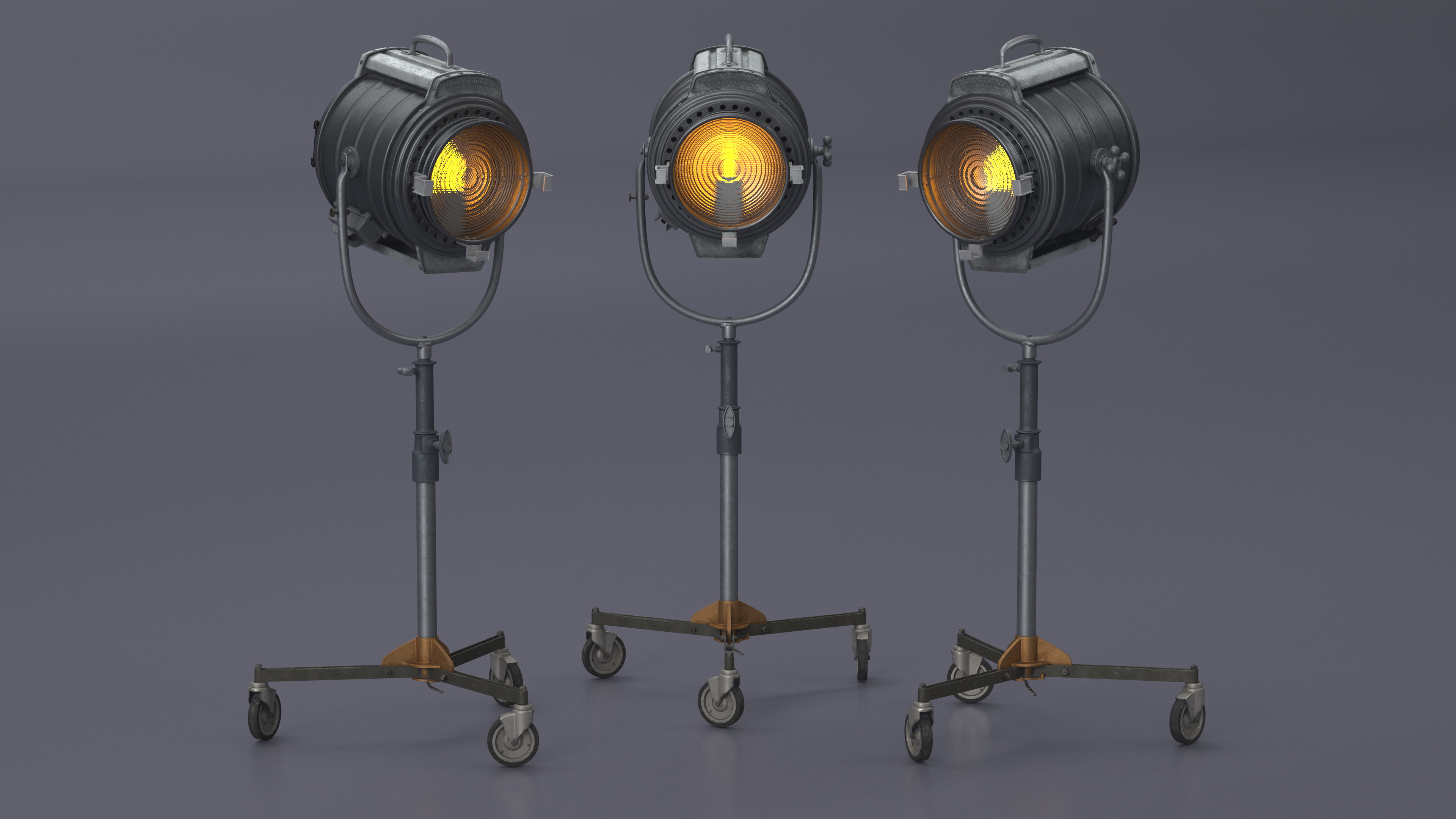 3D Bardwell and McAlister 1930s Hollywood Movie Light is On