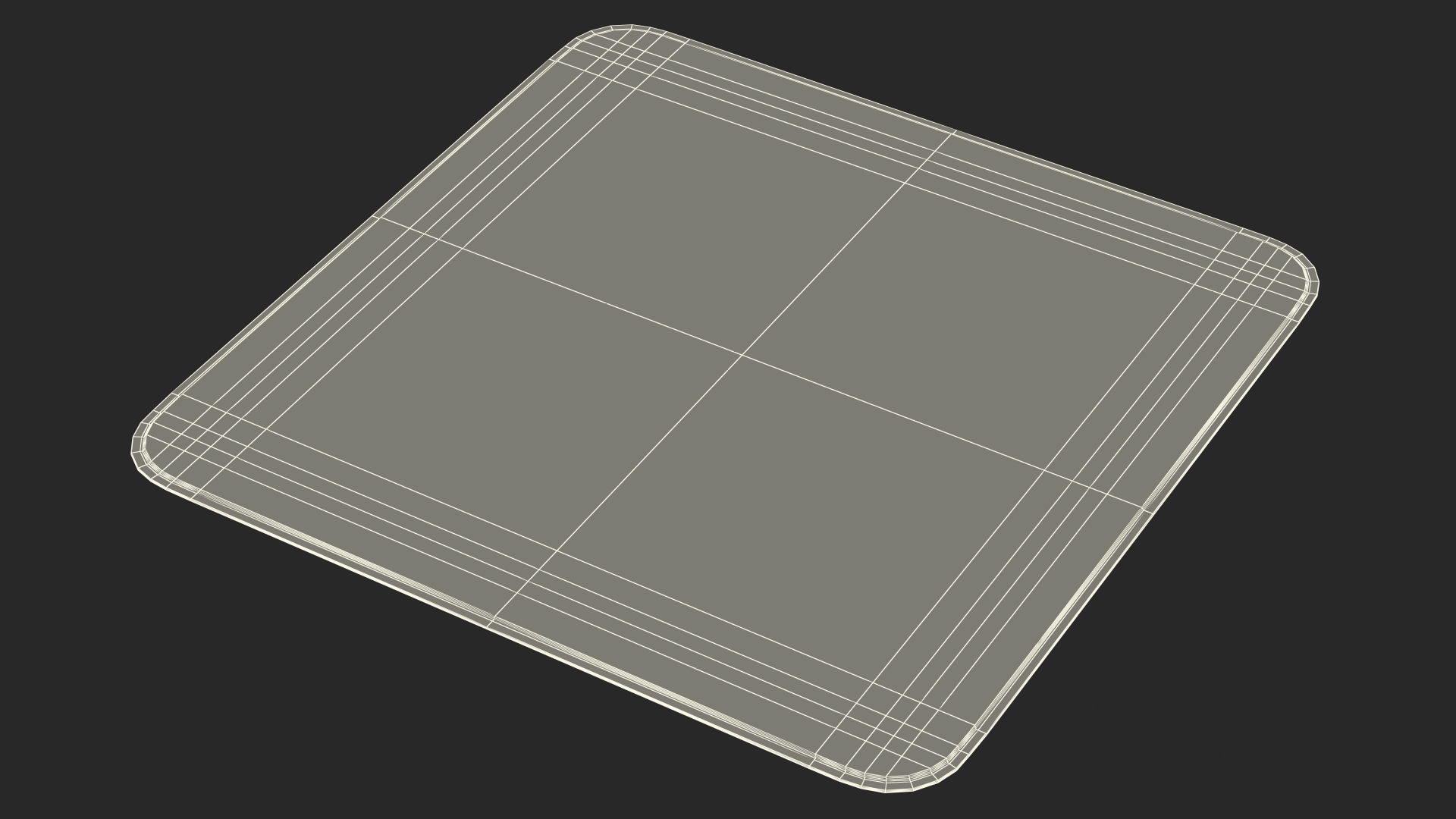 Square Polishing Cloth 3D