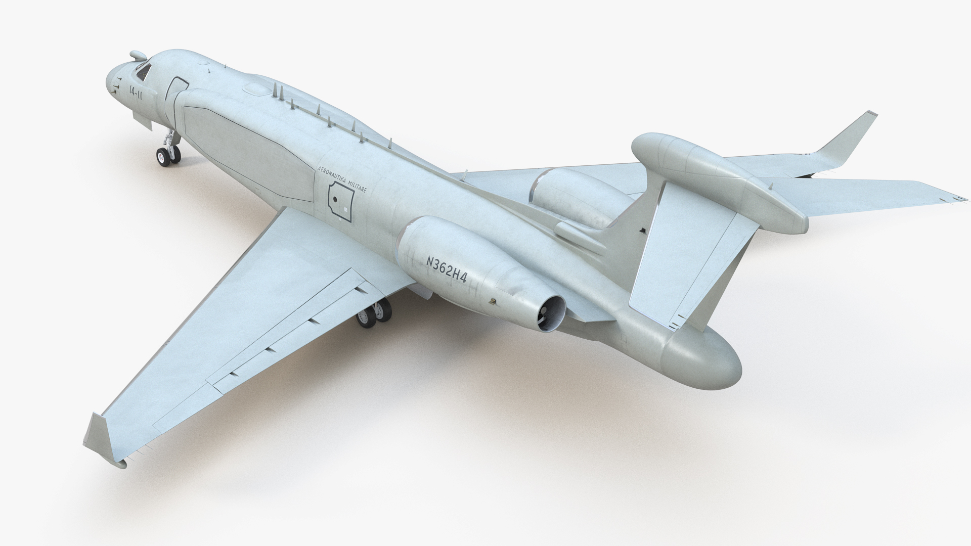 3D model CAEW G550 Green in Takeoff Position