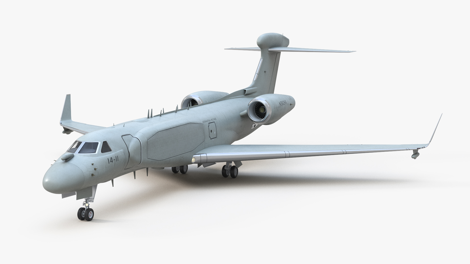 3D model CAEW G550 Green in Takeoff Position