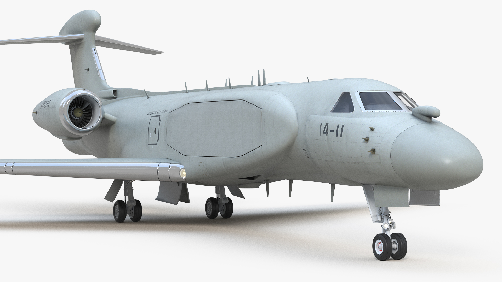 3D model CAEW G550 Green in Takeoff Position