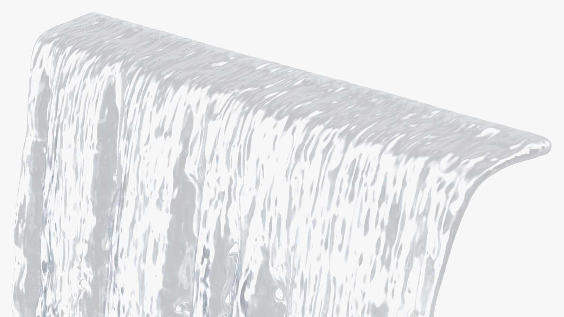 3D Falling Water Small Stream