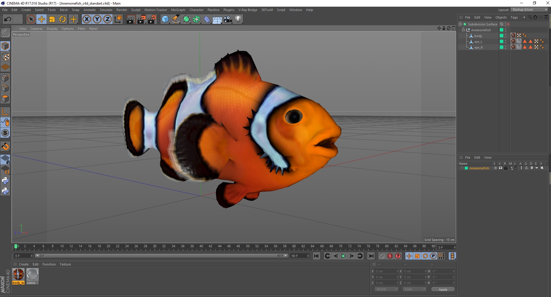 3D Anemonefish