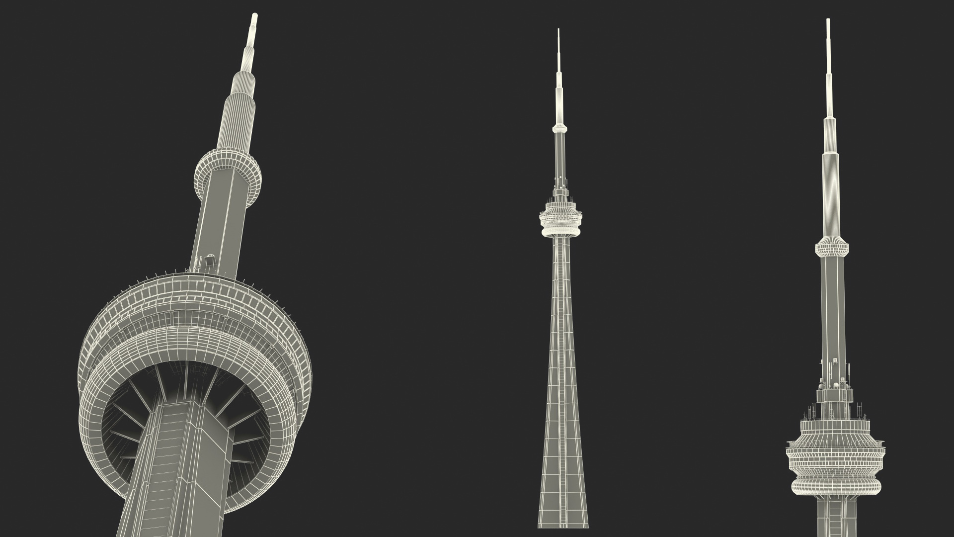 3D CN Tower Toronto