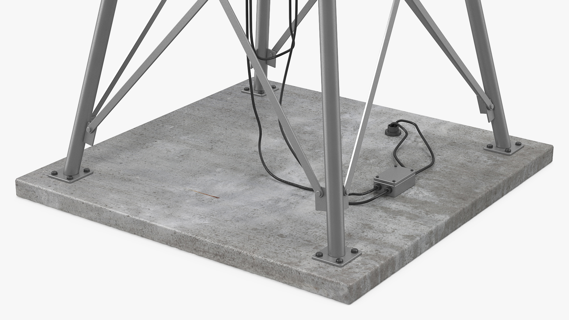 VTS Radio Direction Finder Antenna 3D model