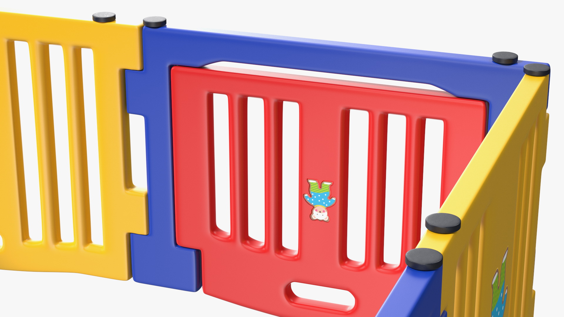 Baby Playpen Square 3D model