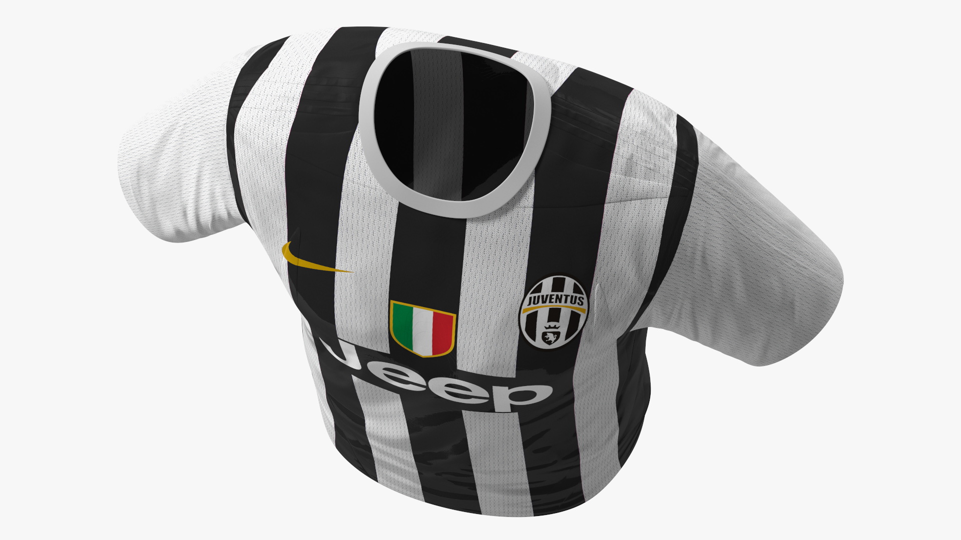 Football Club Jersey with Brand Logos 3D