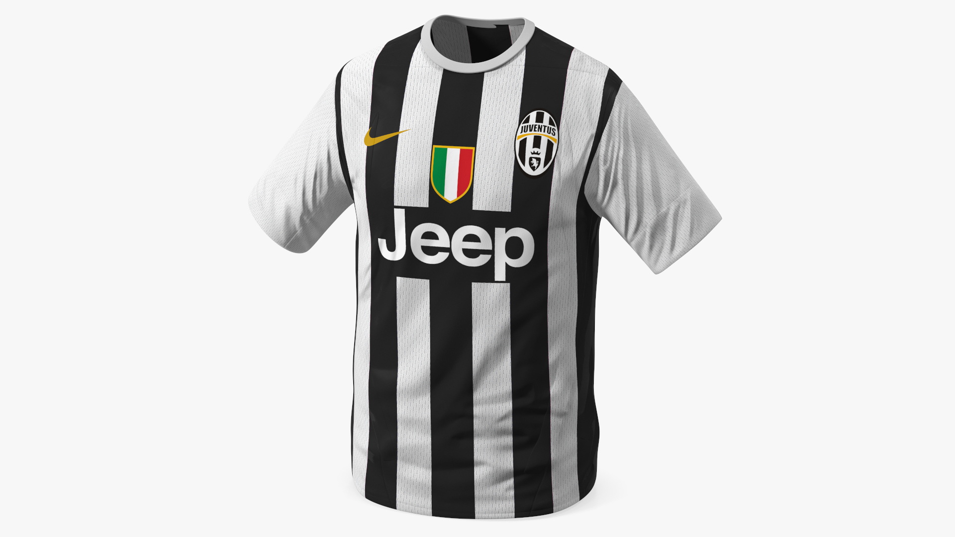 Football Club Jersey with Brand Logos 3D