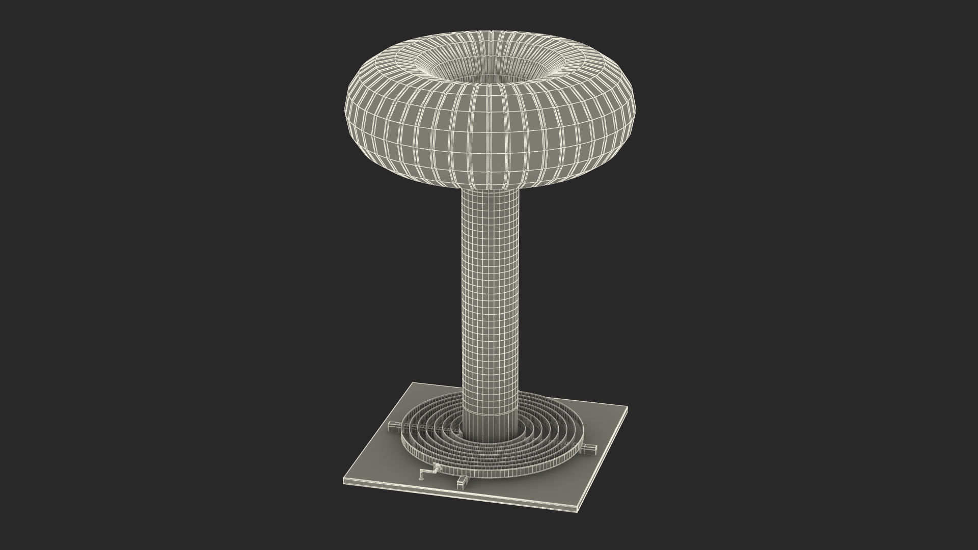 3D Tesla Coil with Stand