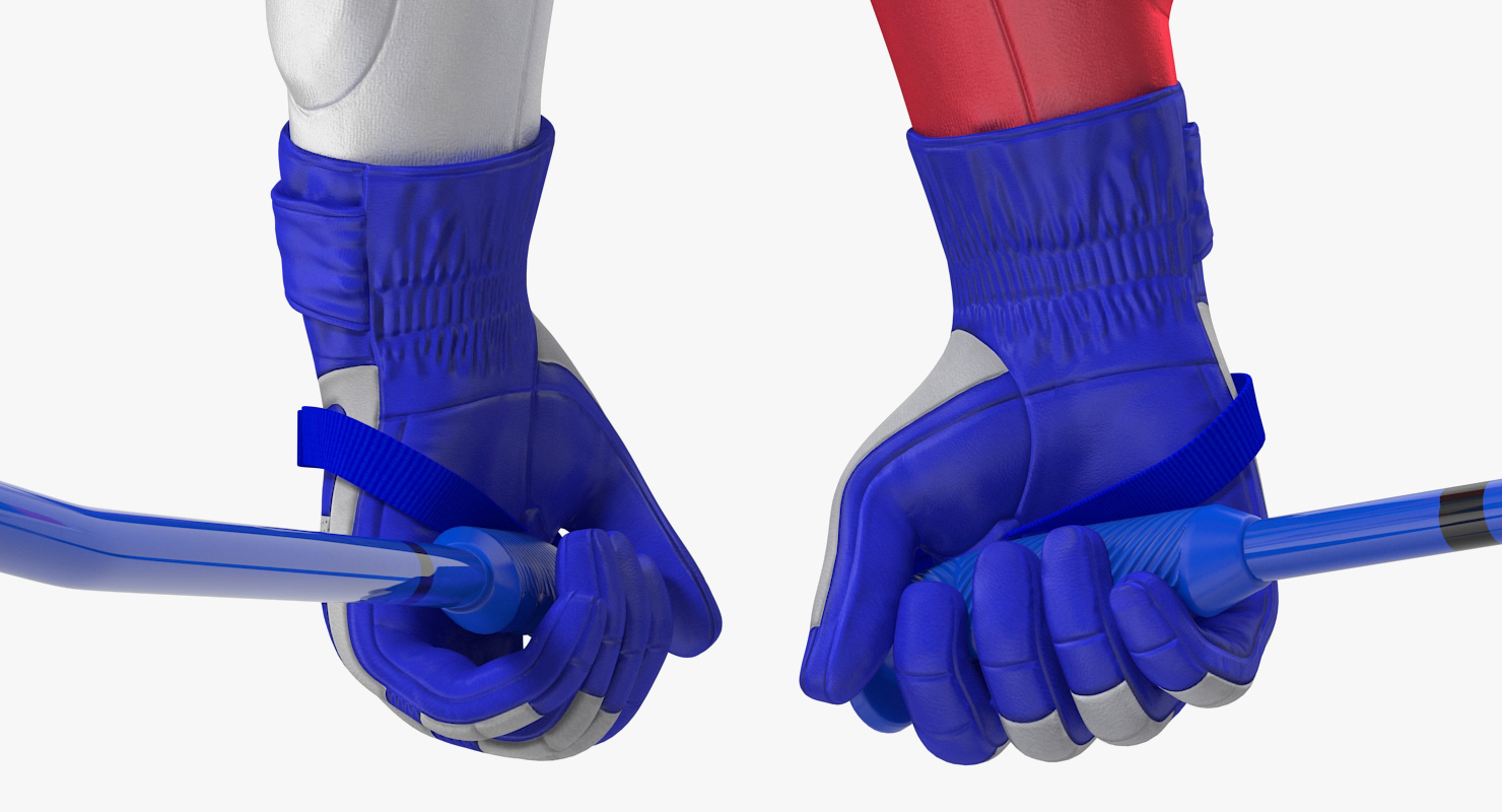 3D model Male Skier Generic Rigged