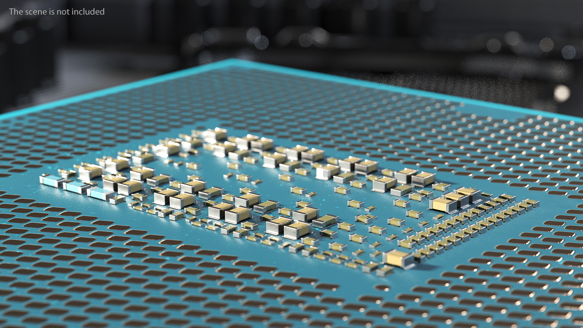 Intel Core i9 11900K CPU 3D model