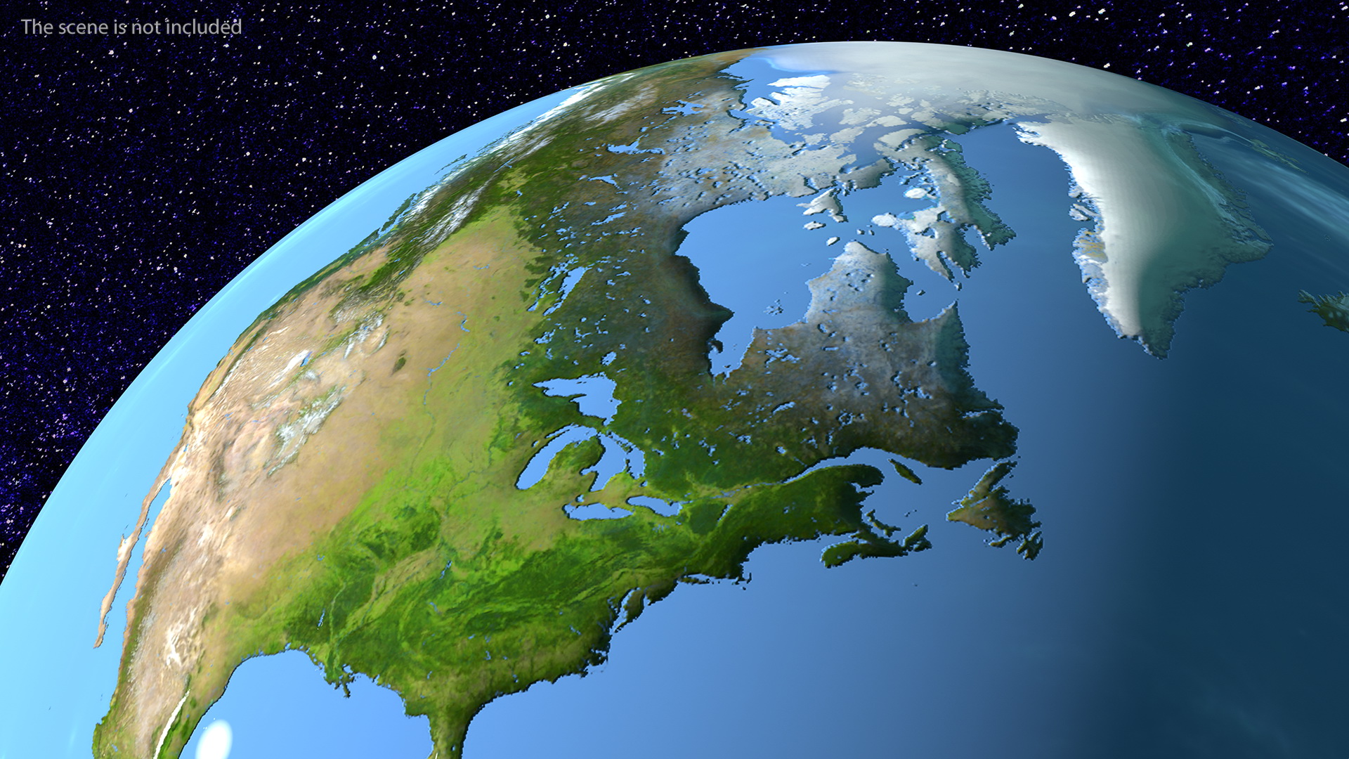 3D Stylized Earth with Faucet