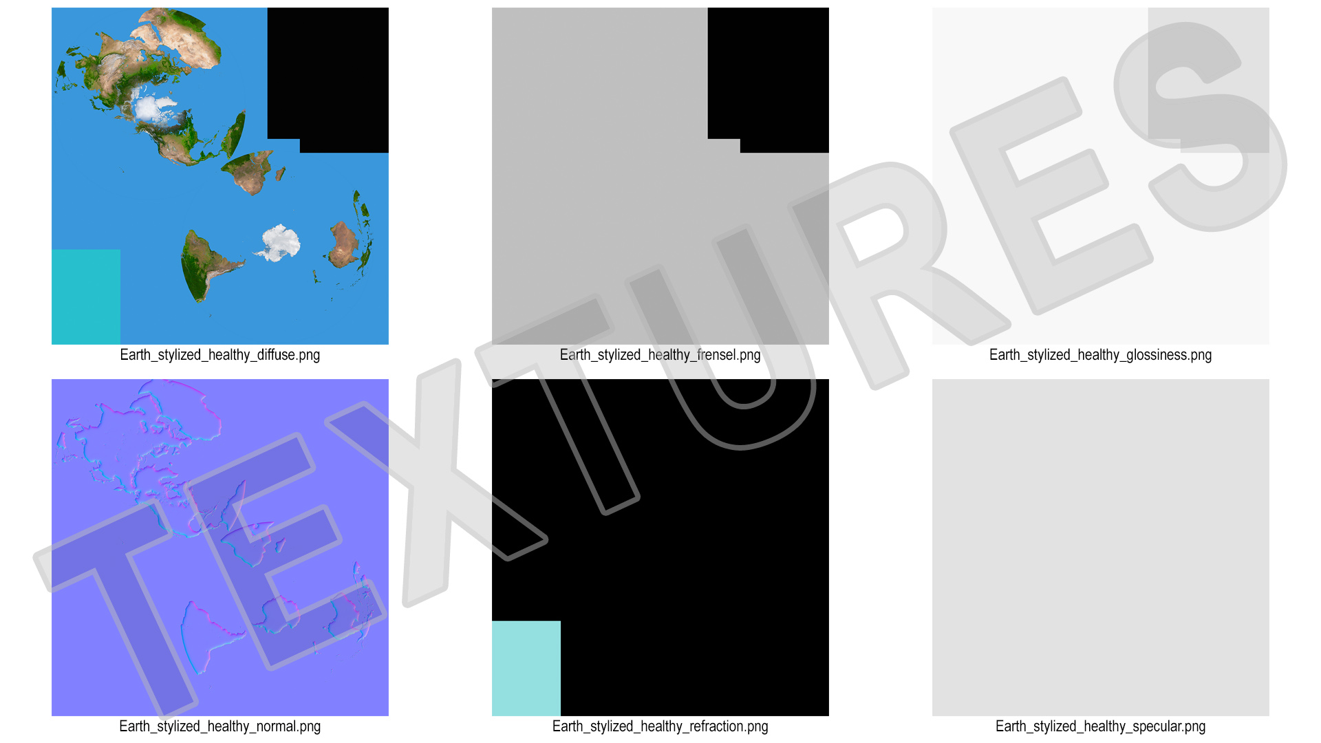 3D Stylized Earth with Faucet