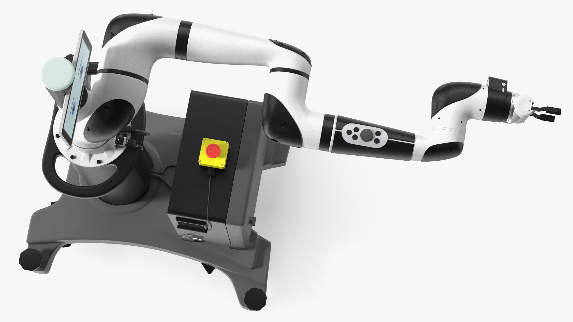 Collaborative Robot with Mobile Pedestal Rigged 3D