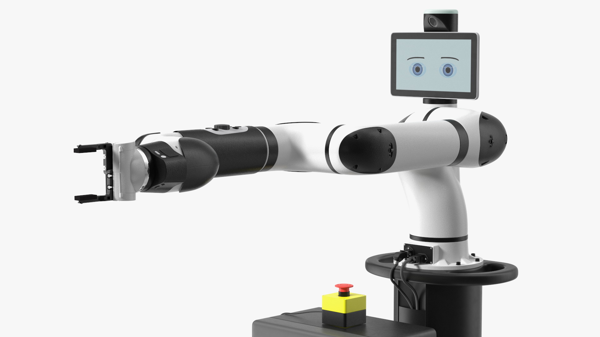 Collaborative Robot with Mobile Pedestal Rigged 3D