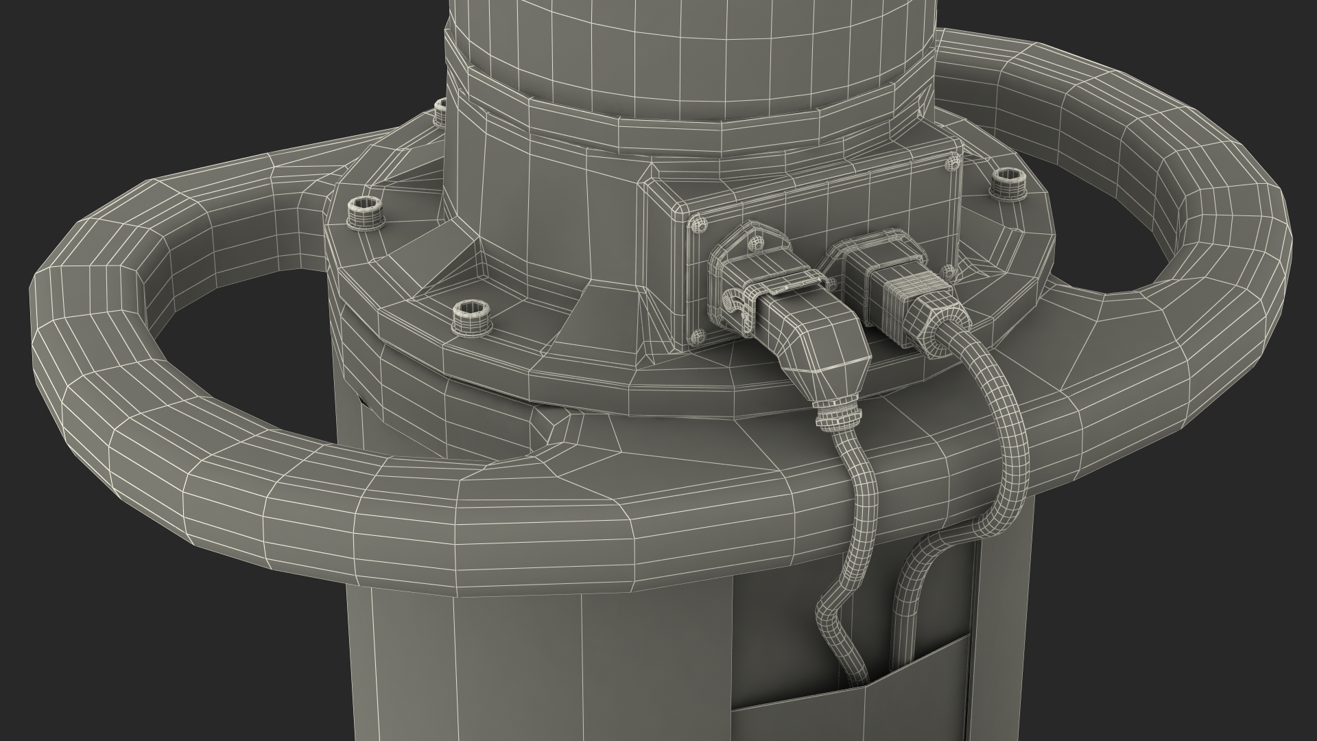 Collaborative Robot with Mobile Pedestal Rigged 3D